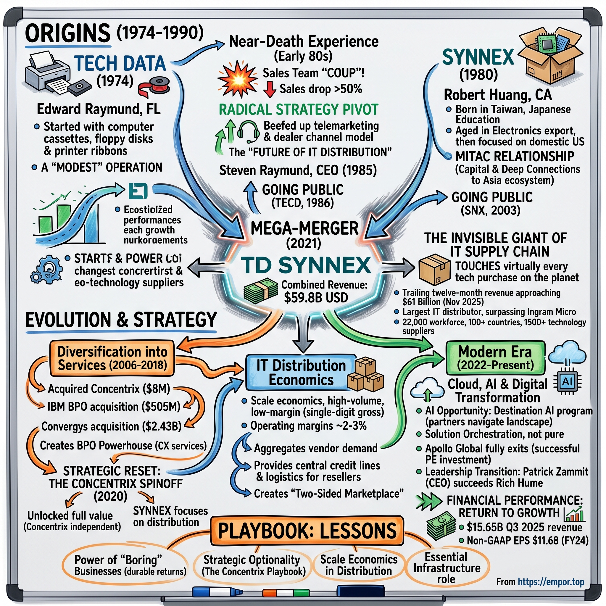 TD SYNNEX visual story map