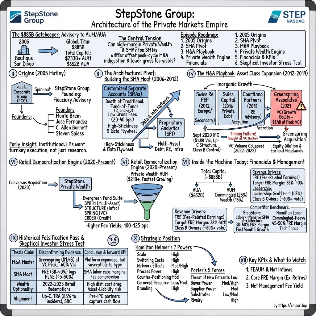 StepStone Group visual story map