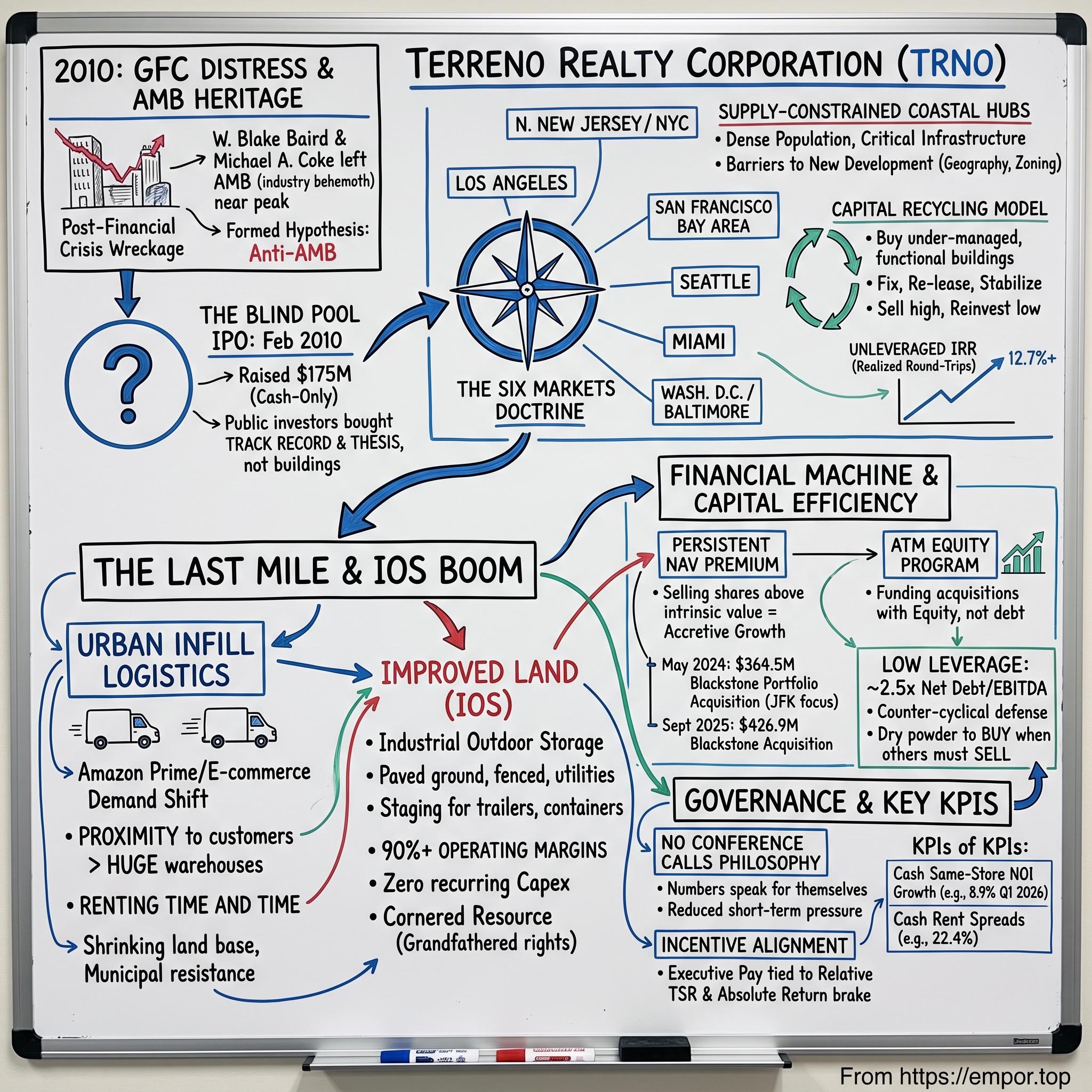 Terreno Realty visual story map