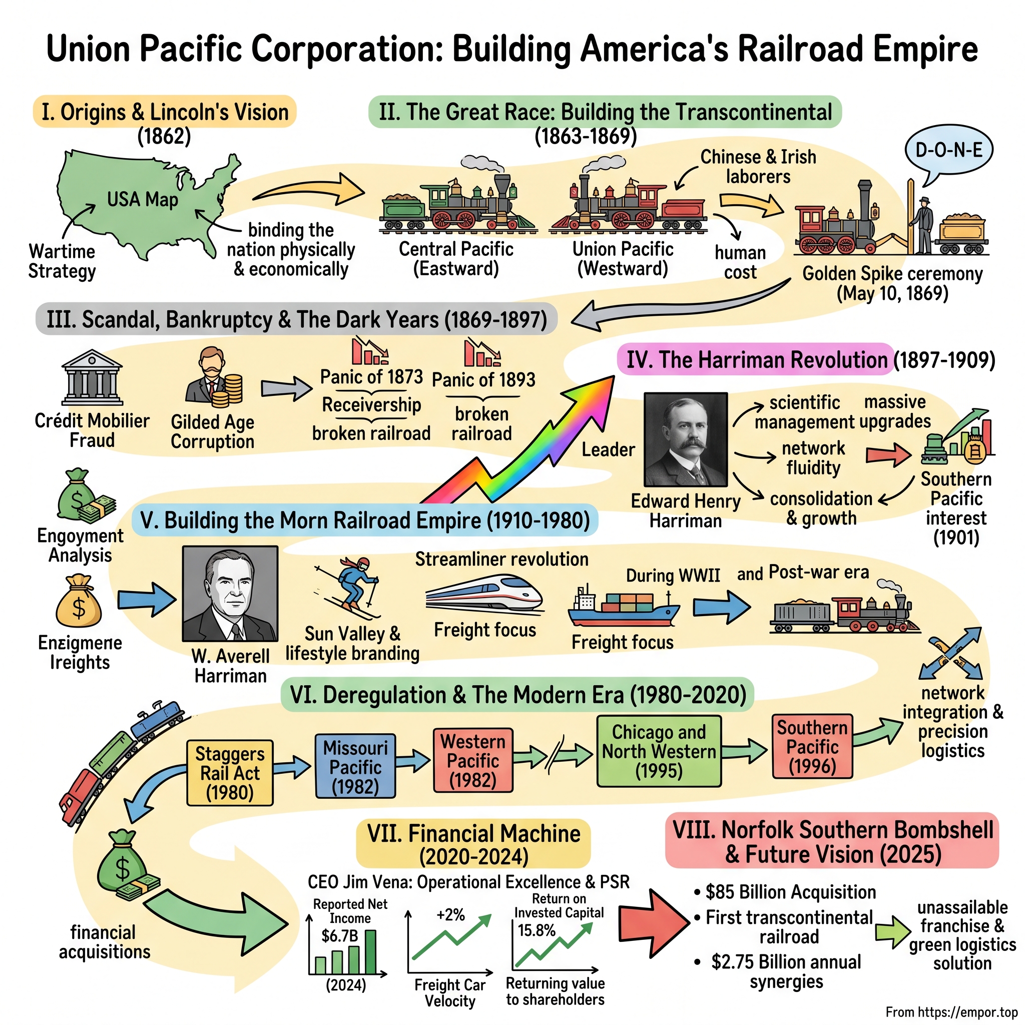 Union Pacific visual story map