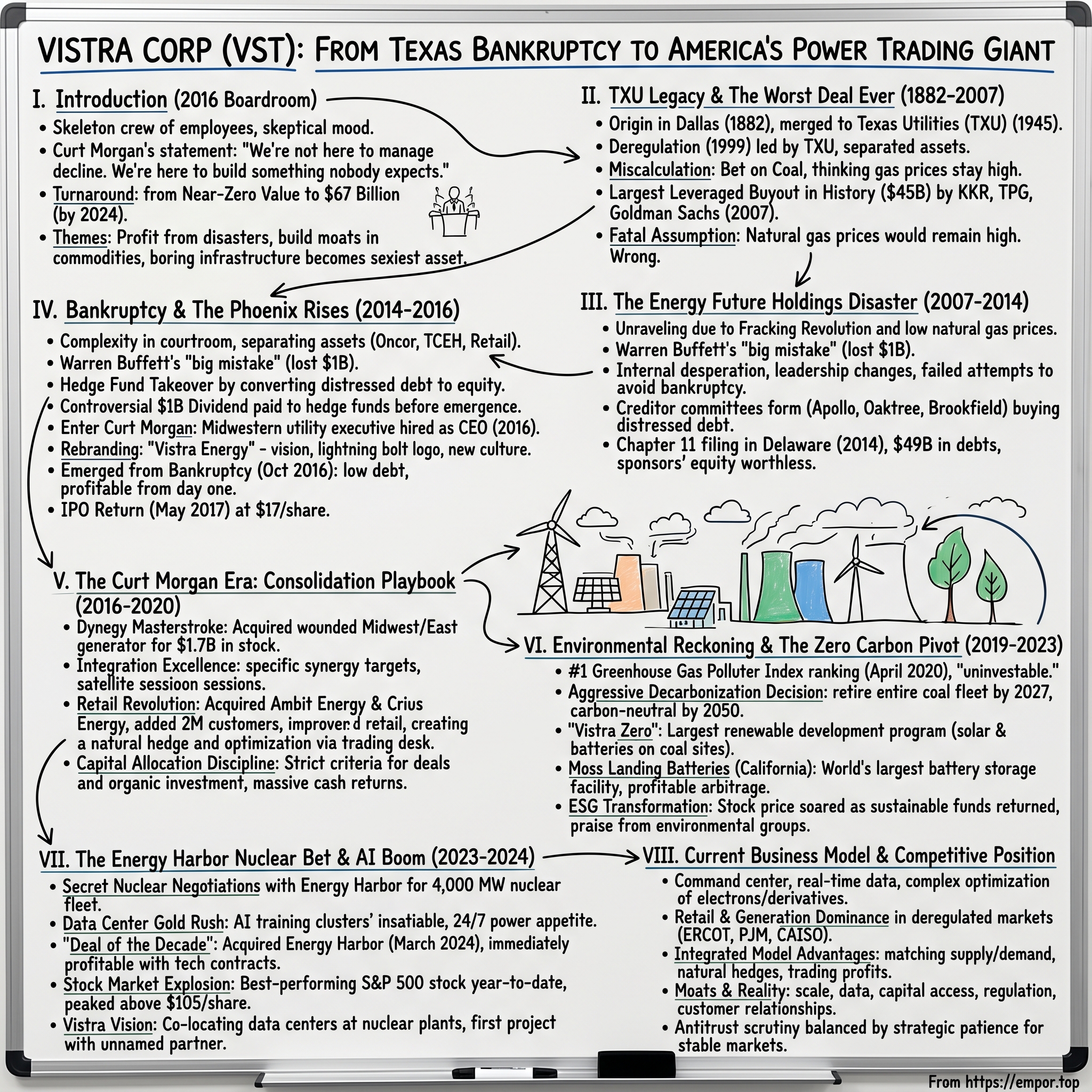 Vistra visual story map