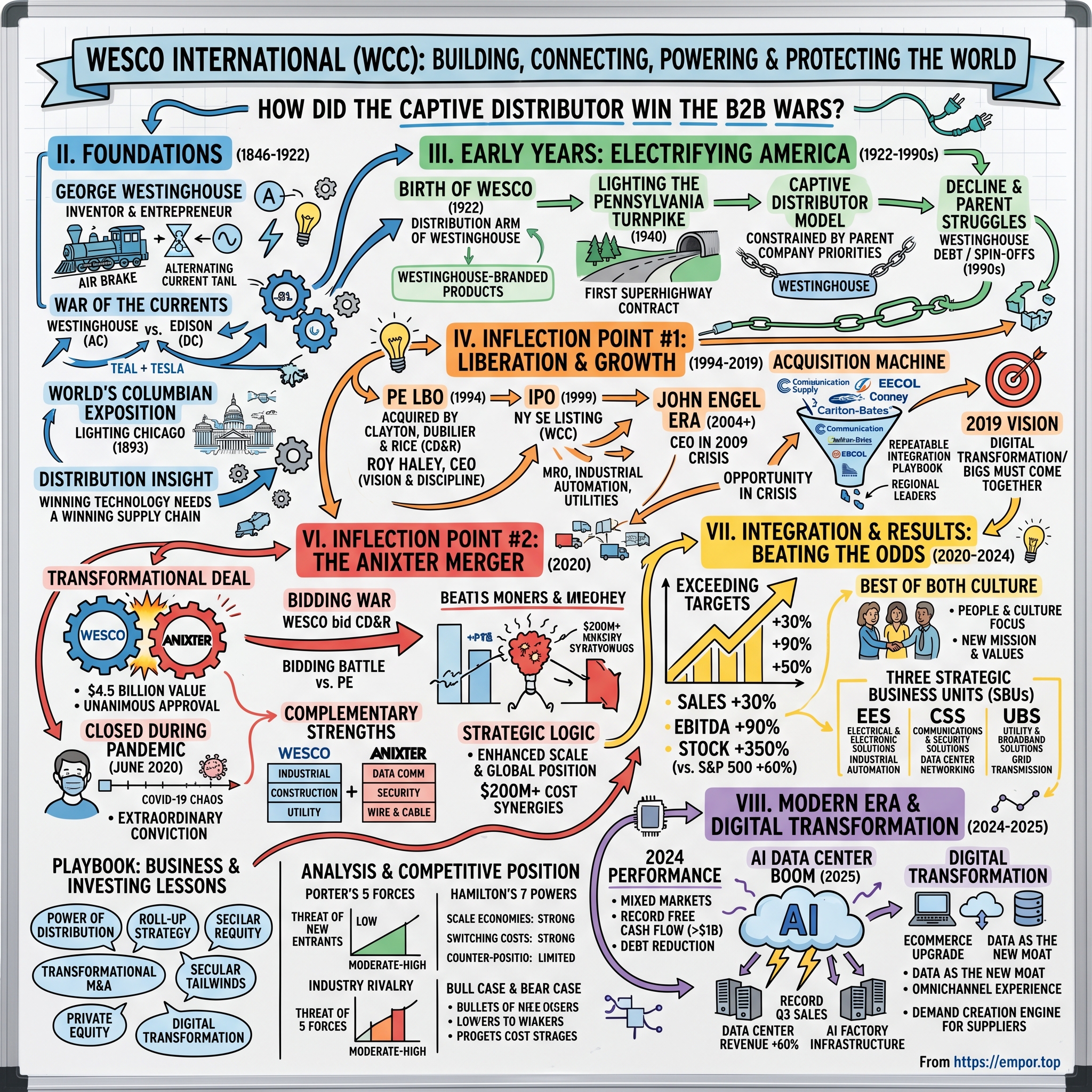 WESCO International visual story map