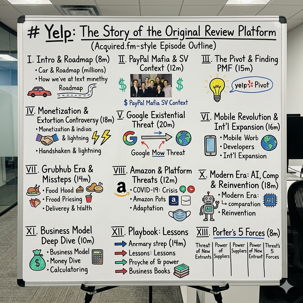 Yelp visual story map